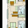 Arabba - Marmolada - Residencia Campolongo . Arabba - Apartamento  2 piezas 4 /6personas (45m ²): 